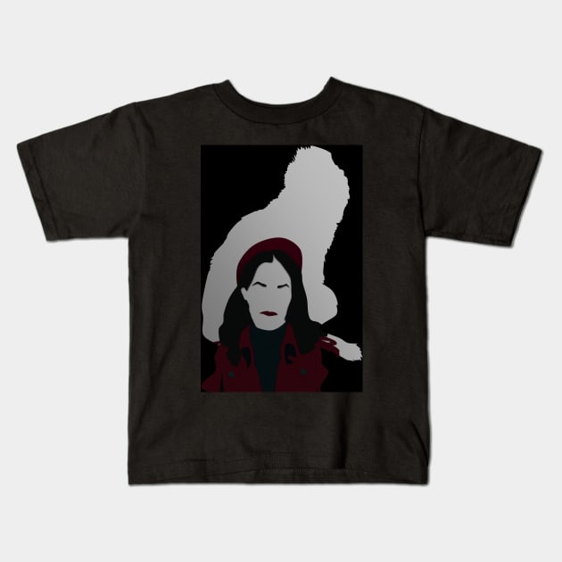 Marisa Coulter ft. the golden monkey | His Dark Materials Kids T-Shirt by myorangerock